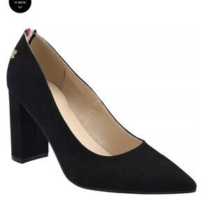 Tommy hilfigure black velvet high heels